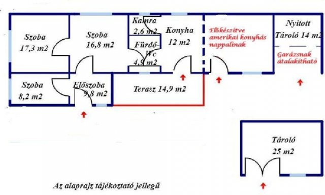Eladó családi ház, Kocséren 29.9 M Ft, 2+1 szobás