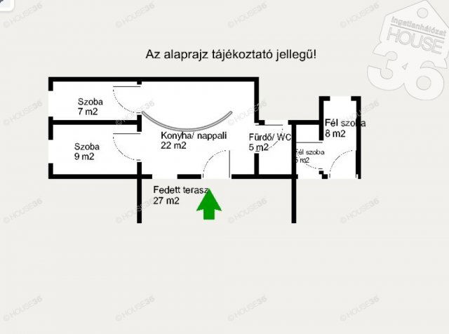 Eladó családi ház, Törtelen 16.2 M Ft, 2 szobás