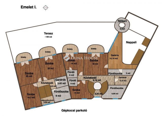 Eladó családi ház, Pécsett 599 M Ft, 17 szobás