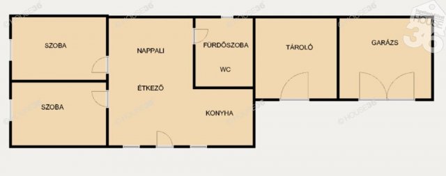 Eladó családi ház, Lajosmizsén 47.5 M Ft, 3 szobás