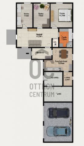 Eladó családi ház, Üllésen 59.9 M Ft, 4 szobás