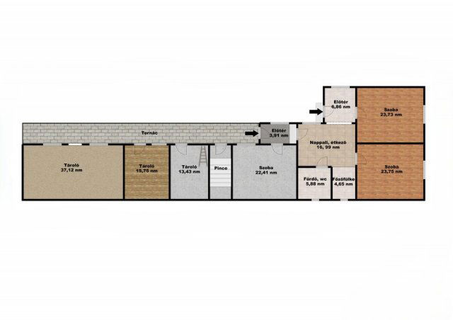 Eladó családi ház, Lőrinciben 42 M Ft, 3 szobás