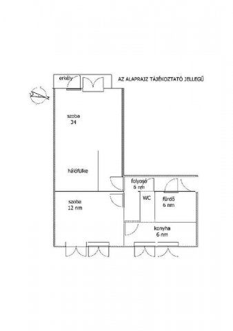 Kiadó panellakás, albérlet, Kecskeméten 160 E Ft / hó, 2 szobás