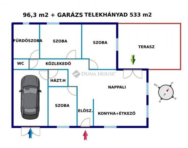 Eladó családi ház, Kecskeméten 110 M Ft, 4 szobás