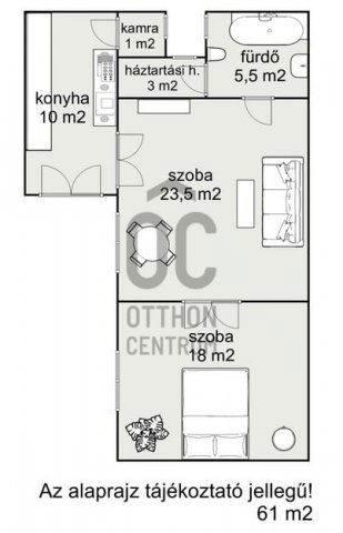 Eladó téglalakás, Budapesten, VIII. kerületben 114.9 M Ft