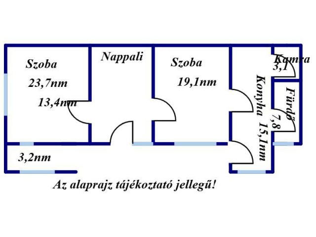 Eladó családi ház, Apcon 4.5 M Ft, 3 szobás