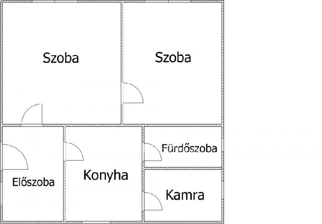 Eladó családi ház, Mezőhegyesen 12.5 M Ft, 2 szobás