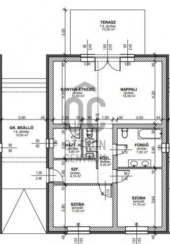 Eladó sorház, Hajdúsámsonon 60 M Ft, 3 szobás