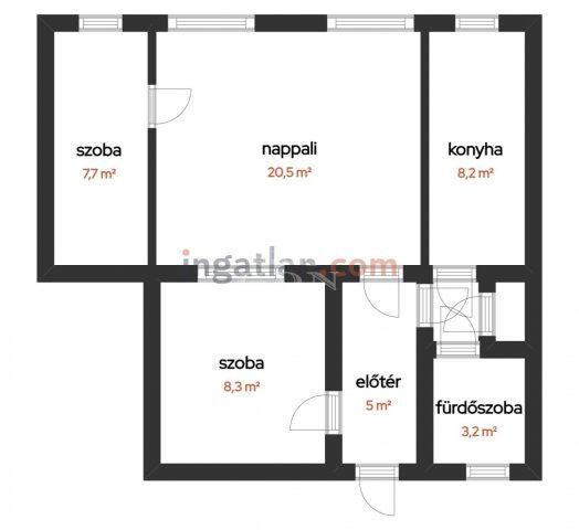 Eladó téglalakás, Budapesten, XIII. kerületben 94.99 M Ft