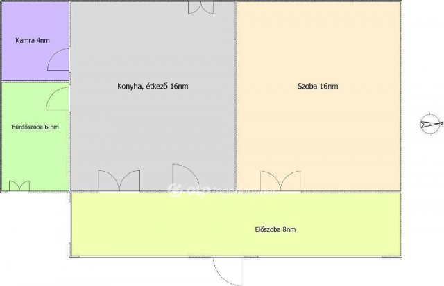 Eladó családi ház, Budapesten, XXI. kerületben 33 M Ft, 1 szobás