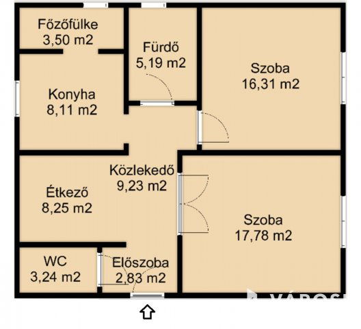 Eladó családi ház, Mindszenten 28 M Ft, 3 szobás