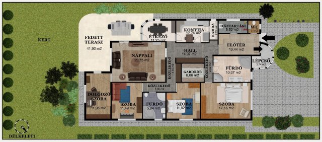 Eladó családi ház, Csomádon, Vitéz utcában 179.9 M Ft