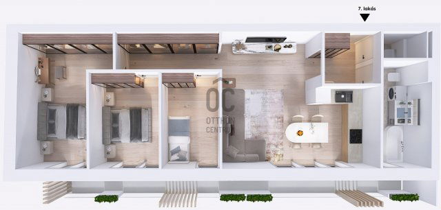 Eladó téglalakás, Szolnokon 84.068 M Ft, 4 szobás