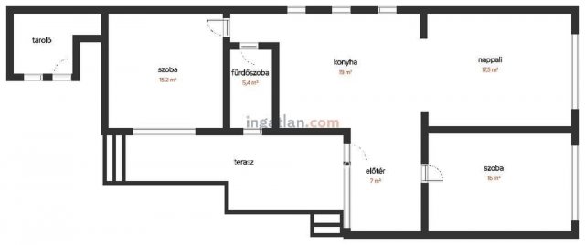 Eladó családi ház, Szécsényen 45 M Ft, 3 szobás