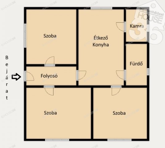 Eladó családi ház, Medinán 14.9 M Ft, 3 szobás