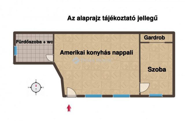 Eladó téglalakás, Budapesten, VI. kerületben 99.5 M Ft, 2 szobás