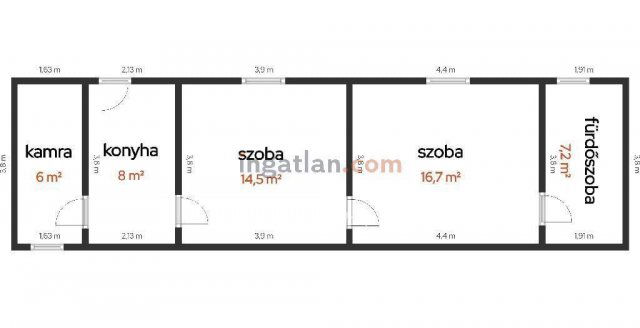 Eladó családi ház, Tiszakécskén 49.9 M Ft, 3 szobás