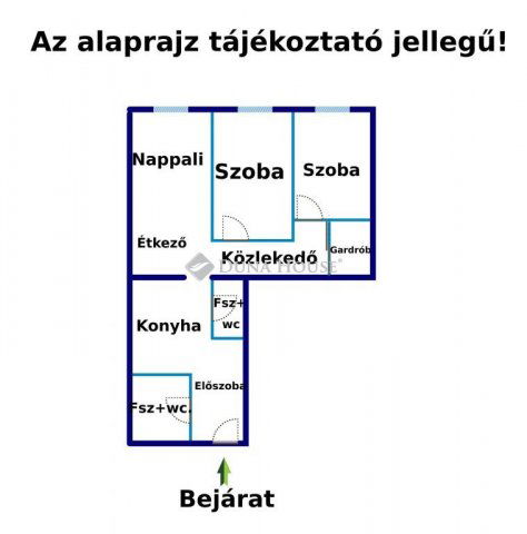 Eladó téglalakás, Budapesten, VI. kerületben 105 M Ft, 3 szobás