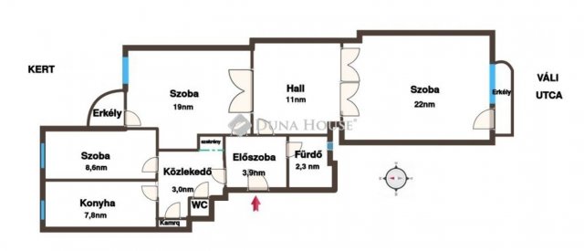 Eladó téglalakás, Budapesten, XI. kerületben 139 M Ft, 3 szobás
