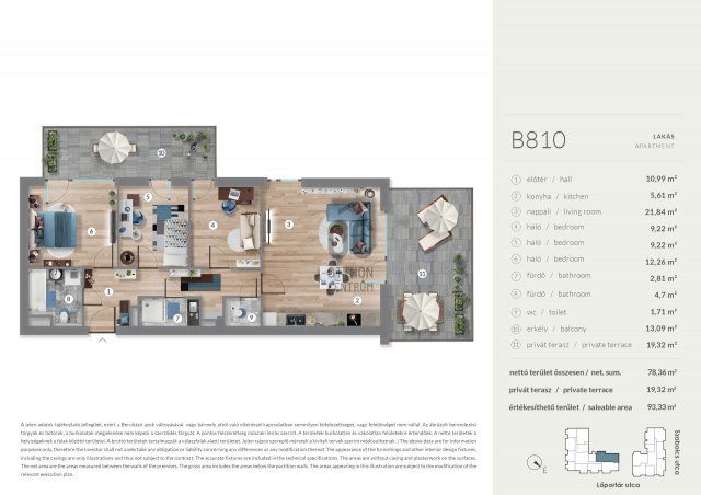 Eladó téglalakás, Budapesten, XIII. kerületben 155.99 M Ft