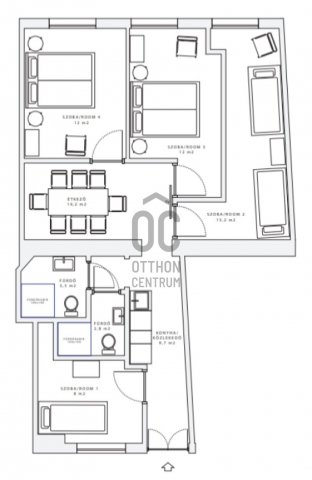 Eladó téglalakás, Budapesten, VI. kerületben 109.9 M Ft