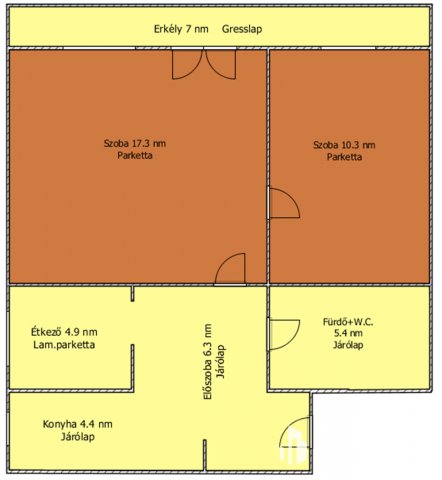 Eladó téglalakás, Salgótarjánban 22 M Ft, 2 szobás