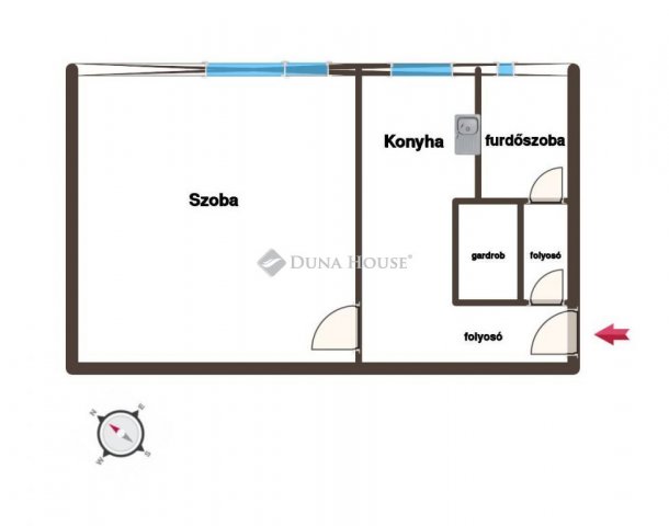 Eladó téglalakás, Kecskeméten 39.9 M Ft, 1 szobás