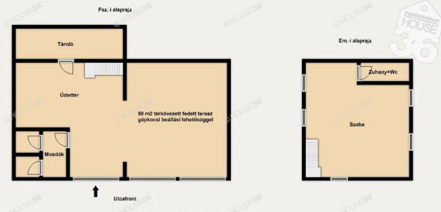 Eladó üzlethelyiség, Siófokon 34.9 M Ft, 2 szobás