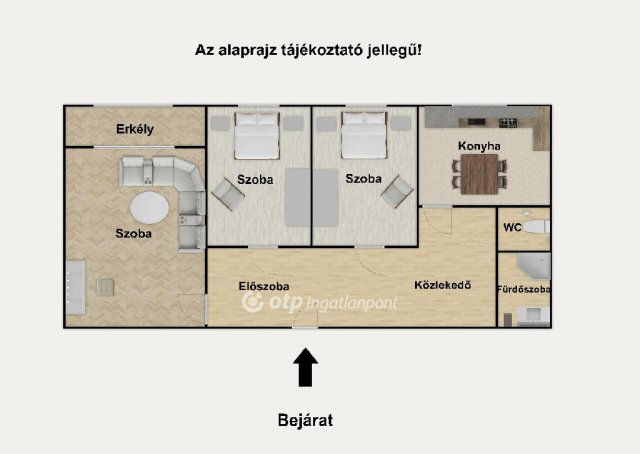 Eladó panellakás, Budapesten, XI. kerületben 72.5 M Ft, 3 szobás