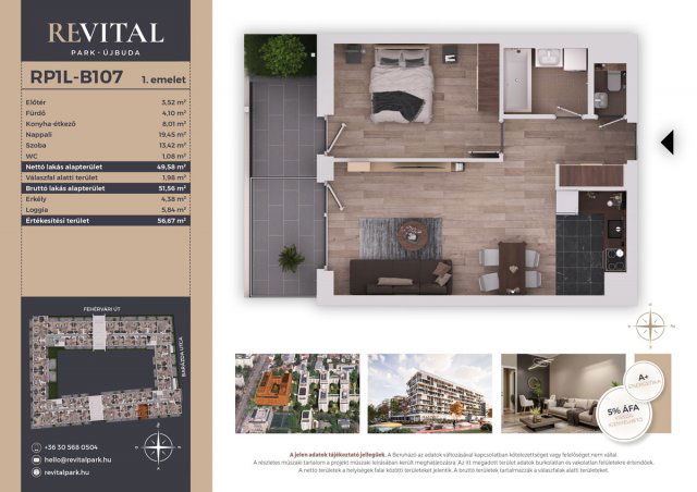 Eladó téglalakás, Budapesten, XI. kerületben, Fehérvári úton