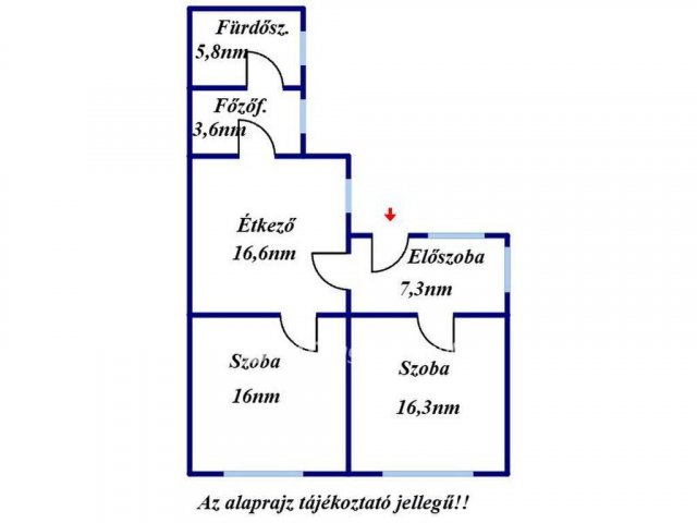 Eladó családi ház, Kunhegyesen 14 M Ft, 2 szobás