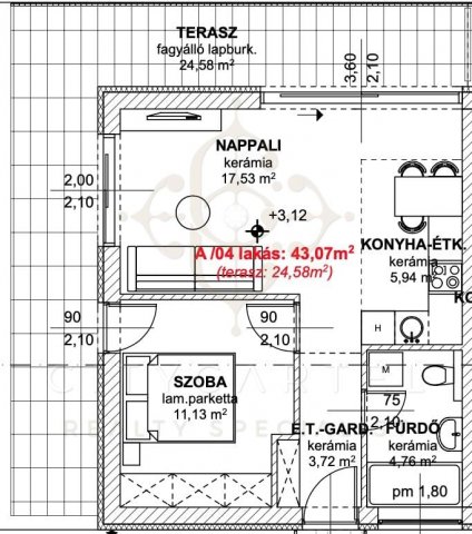 Eladó téglalakás, Balatonlelleén 63.5 M Ft, 2 szobás
