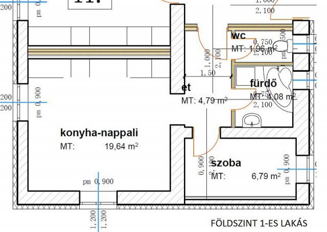 Eladó téglalakás, Érden 56.5 M Ft, 2 szobás