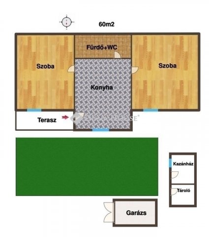 Eladó családi ház, Kecskeméten 32 M Ft, 2 szobás