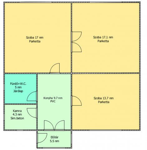 Eladó ikerház, Salgótarjánban 17 M Ft, 3 szobás