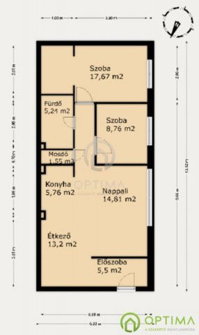 Eladó téglalakás, Budapesten, VII. kerületben, Kazinczy utcában