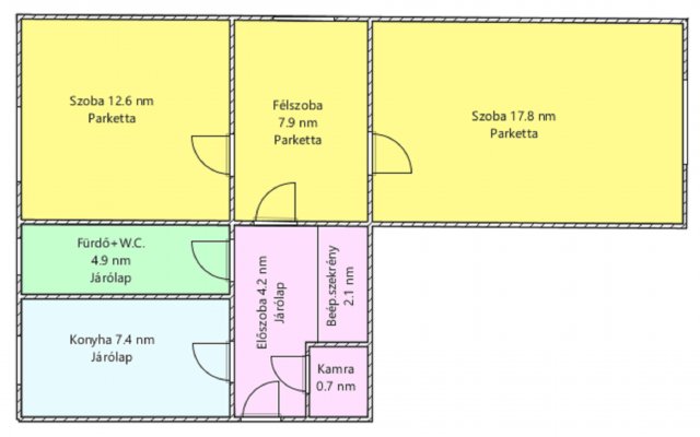 Kiadó téglalakás, albérlet, Salgótarjánban 120 E Ft / hó