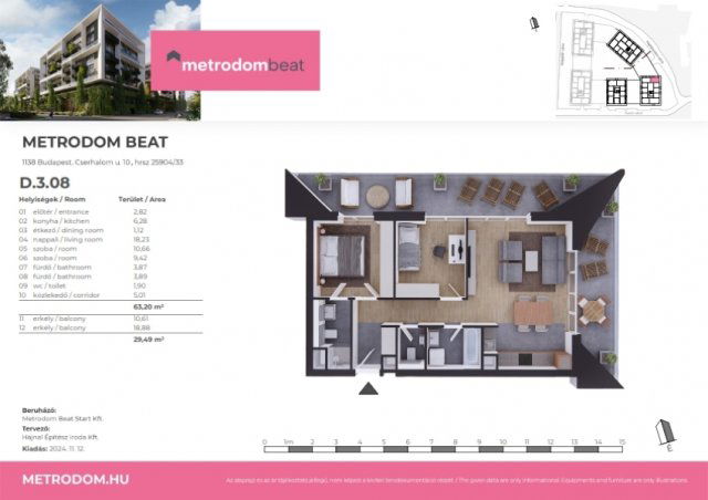 Eladó téglalakás, Budapesten, XIII. kerületben, Turóc utcában