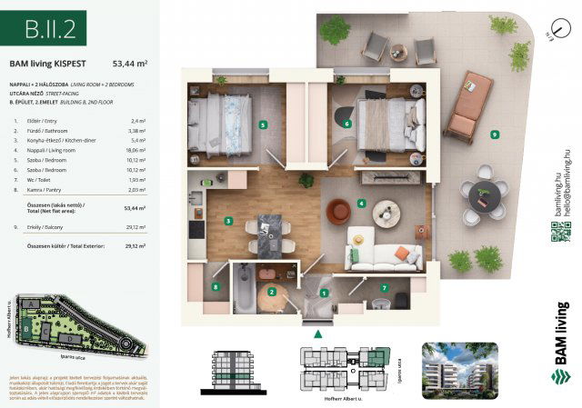 Eladó téglalakás, Budapesten, XIX. kerületben, Iparos utcában