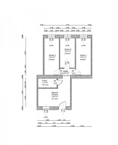 Eladó téglalakás, VII. kerületben, Rottenbiller utcában
