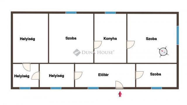 Eladó családi ház, Bakson 5.1 M Ft, 2+1 szobás