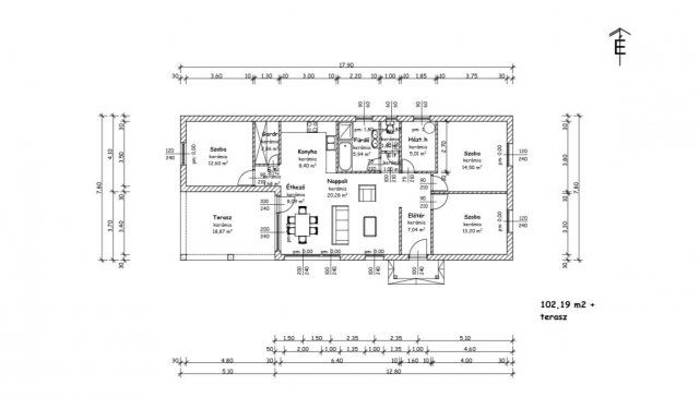 Eladó családi ház, Nyíregyházán 36.5 M Ft, 4 szobás