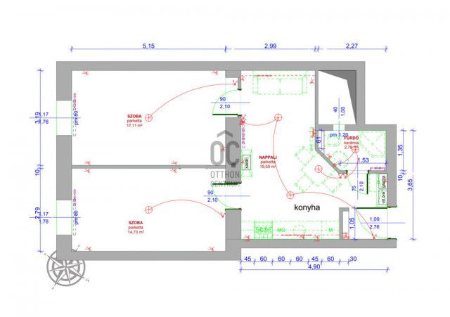 Eladó téglalakás, Budapesten, VII. kerületben 95 M Ft, 2 szobás