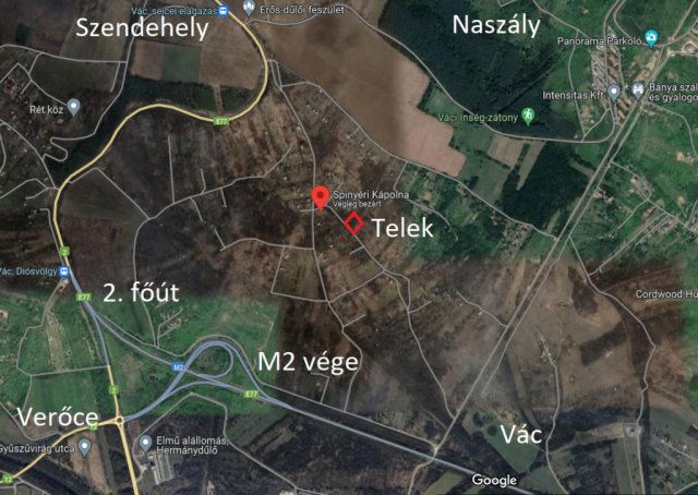 Eladó telek, Vácon 2.39 M Ft / költözzbe.hu