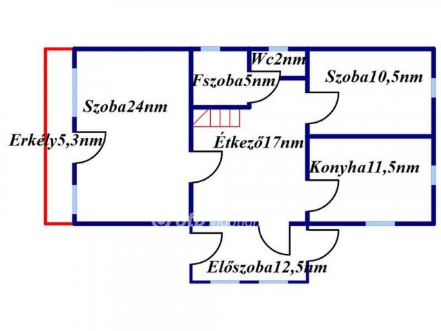 Eladó családi ház, Hajdúszoboszlón 107 M Ft, 3+1 szobás