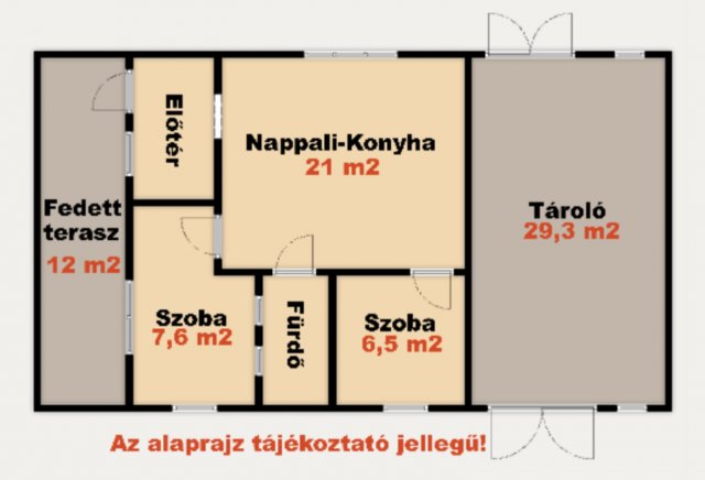 Eladó családi ház, Kiskunhalason 14.9 M Ft, 2 szobás