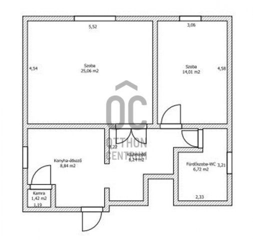 Eladó téglalakás, Hódmezővásárhelyen 46.9 M Ft, 2 szobás