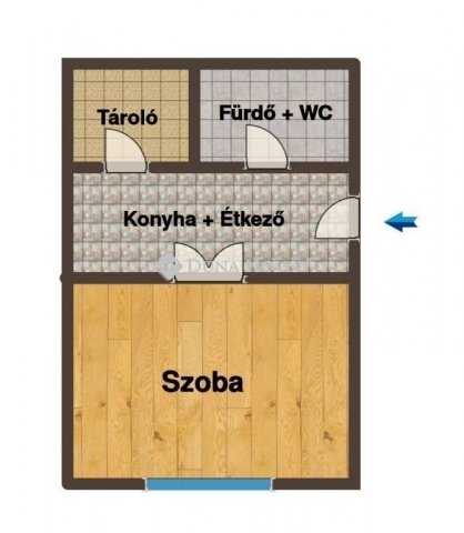 Eladó téglalakás, Szegeden 39.999 M Ft, 1 szobás