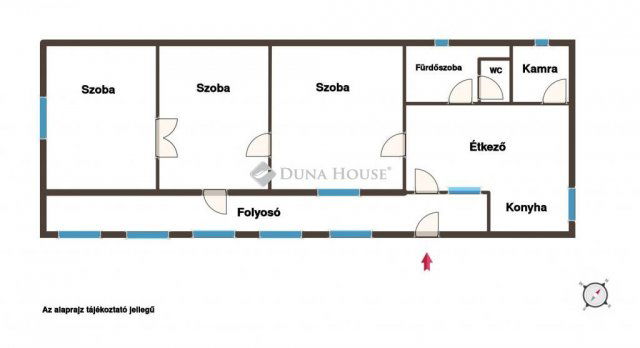 Eladó családi ház, Sárokon 21.9 M Ft, 3 szobás