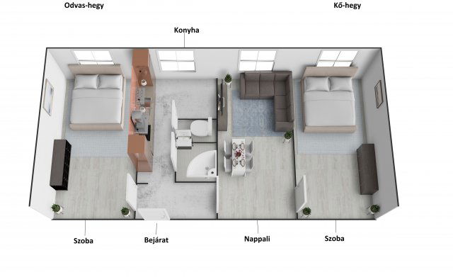 Eladó téglalakás, Budaörsön, Domb utcában 92.9 M Ft, 3 szobás